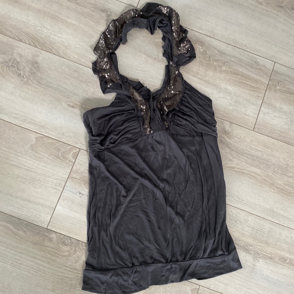 NWT Express Sequin Halter